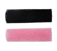 African Net Sponge Authentic with Knots, 2 Pcs African Wash Net, Nylon Exfoliating Cloth Back Scrubber for Deep Clean, Shower Exfoliating Sponge Stretch Length to 63 Inch