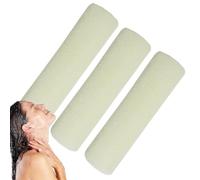 African Net Sponge, Netback Scrubber for Shower, Nylon Mesh Skin Smoother Bath Towel Wash Cloth | 3 Back Cleaning Bath Sponge for Women and Men