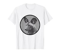 African Painted Dog Portrait Op Art Minimalist Wildlife T-Shirt