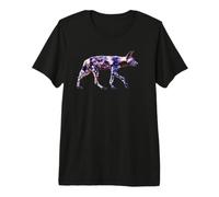 African Painted Dog Side-on View Premium T-Shirt
