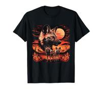 African Painted Wild Dogs African Savanna Wild Dogs Lovers T-Shirt
