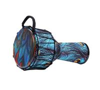 African Percussion 8/10/12 Inch African Drum for Birthday Party, Kindergarten Djembe Drum Carbon Fiber Drumhead Darbuka Drum(Large 8 inches A)