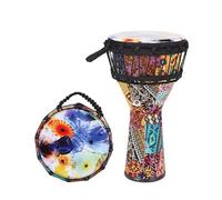 African Percussion 8/10/12 Inch African Drum for Birthday Party, Kindergarten Djembe Drum Carbon Fiber Drumhead Darbuka Drum(Large 10 inches)