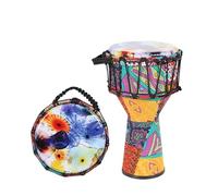 African Percussion African Drum for Birthday, Kindergarten Djembe Drum Carbon Fiber Drumhead Darbuka Drum(Large 8 inches)