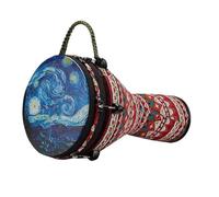 African Percussion African Drum for Birthday, Kindergarten Djembe Drum Carbon Fiber Drumhead Darbuka Drum(Large 12 inches A)
