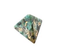 African Pine Gemstone Dice - Hand-Carved D4 D6 D8 D10 D12 D20 Percentile or 7PCS Polyhedral Set for DND & RPG Games(D4Face)