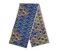 African Polyester Wax Prints Fabric, African Polyester Fabric Various Colorful Patterns Geometric Pattern Polyester Farbic 6 Yards African Polyester Wax Prints Fabric for DIY