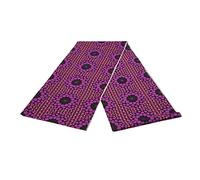 African Polyester Wax Prints Fabric, Various Colorful Patterns Geometric Pattern Polyester Farbic 6 Yards African Polyester Wax Prints Fabric Geometric Pattern Polyester Farbic