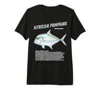 African Pompano Florida and Texas Trophy Fish Ocean Fishing Premium T-Shirt