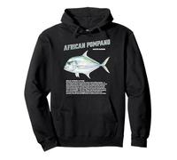 African Pompano Florida and Texas Trophy Fish Ocean Fishing Pullover Hoodie