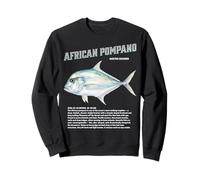 African Pompano Florida and Texas Trophy Fish Ocean Fishing Sweatshirt