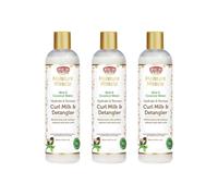 African Pride Aloe & Coconut Water Curl Milk and Detangler, 12oz, Pack of 3