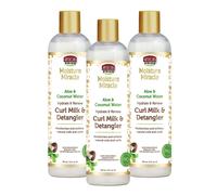 African Pride Curl Milk & Detangler 12oz 334 ml ( Pack of 3 )