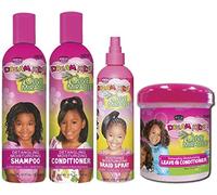 African Pride - Dream Kids Detangling Shampoo, Conditioner, Braid Spray & Leave-in Conditioner Set