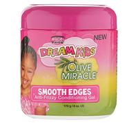 African Pride Dream Kids Olive Miracle Anti-Frizzy Conditioning Gel Smooth Edges 170 g/6 oz