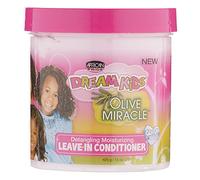 African Pride Dream Kids Olive Miracle Detangling Moisturizing Leave-In Conditioner, 425 gram