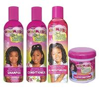 African Pride Dream Kids Olive Miracle Detangling Set | Olive Oil Moisturizer 236ml & Leave-in Conditioner 425g