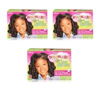 African Pride Dream Kids Olive Miracle No-Lye Relaxer, Regular, Pack of 3