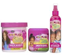 AFRICAN PRIDE DREAM KIDS OLIVE MIRACLE QUICK BOUNCE PUDDING, INSTANT MOISTURIZING DETANGLER & ANTI-FRIZZY CONDITIONING GEL SMOOTH EDGES