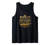 African Pride Heritage Culture Streetwear, Black Global Mind Tank Top