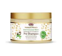 African Pride Moisture Miracle Aloe & Coconut Water Pre-Shampoo 12 oz, Detangle & Condition Treatment for Curly, Coily & Natural Hair, Helps Soften, Hydrate & Reduce Breakage
