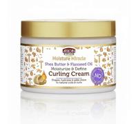 African Pride Moisture Miracle Curling Cream 12oz Shea Butter Flaxseed Oil