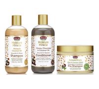 African Pride Moisture Miracle Pre-Shampoo, Conditioner & Shampoo (Set Of 3)