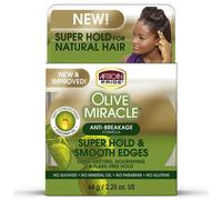 African Pride Olive Miracle Anti-Breakage Super Hold Smooth Edges Hair Gel 64 g