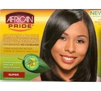 African Pride Olive Miracle Deep Conditioning No-Lye Relaxer - Super Kit
