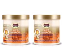 African Pride Shea Miracle Bouncing Curls Pudding 15oz Pack Of 2