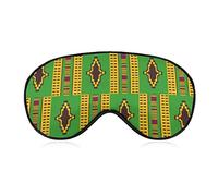 African Print Ankara Pattern Sleep Mask Soft Blindfold Portable Eye Mask with Adjustable Strap for Men Women