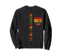 African Print Dashiki Kente Art Men Boys Black History Month Sweatshirt