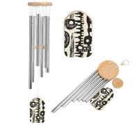 African Print Design Wind Chimes for Outside Memorial Tuned Outdoor Windchimes Large Garden Decor Wind Chime with Melodious Sound for Mom Dad Grandma Home Garden Patio Decor