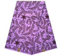 African Print Fabric, 6 Yards, Polycotton Ankara Wax Print for Dressmaking, Crafts, Quilts, Sewing, 6 Yards Piece (5.4m Long x 1.2m Wide)