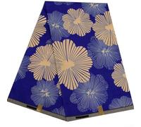 African Printed Fabric Perfect for Dressmaking, Available in 6 Yard Lengths