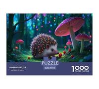 African Pygmy Hedgehog 1000 Pieces Premium Jigsaw Age 3+ Quirky, Abstract Design, Home Decoration, Educational, Challenging 70x50cm/1000pcs
