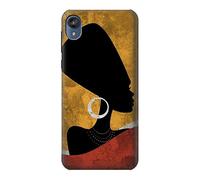 African Queen Nefertiti Silhouette Case Cover For Motorola Moto E6, Moto E (6th Gen)