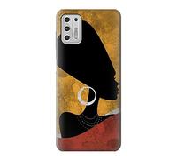 African Queen Nefertiti Silhouette Case Cover For Motorola Moto G Stylus (2021)