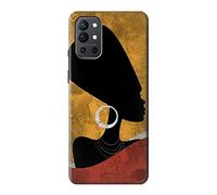 African Queen Nefertiti Silhouette Case Cover For OnePlus 9R