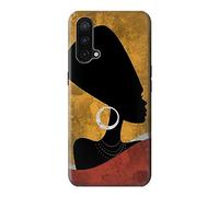 African Queen Nefertiti Silhouette Case Cover For OnePlus Nord CE 5G