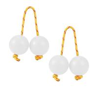 African Rattle Shaker African Shaker Musical Instrument | 2 Pair ABS Music Egg Rhythmic Ball, Double Gourd Shaker for Beginners Lovers