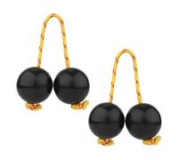 African Rattle Shaker | African Shaker Rattle Musical Instrument,2 Pair Rhythmic Music Egg, ABS Hand Percussion Instruments Double Gourd for Kid Adults