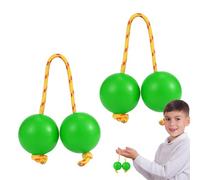 African Rattle Shaker, Rhythmic Ball Kashaka Instrument,African Shaker Musical Instrument | 2 Pairs ABS Double Gourd Rhythmic Ball, Hand Percussion Instruments for Beginner Lovers