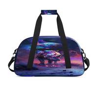 African Rhino Duffel Bags for Women Men Kids Girls Boys Overnight Weekender Travel Bag 24L Sport Gym Duffel Bag Practice Tote Carry Bag