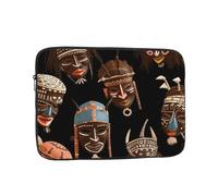 African Ritual Ethnic Tribal Laptop Sleeve for Women Men, 17 Inch Waterproof Laptop Bag Lightweight Notebook Computer Cover Bag