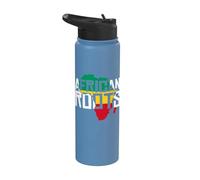 African Roots Stainless Steel Insulated Water Bottle