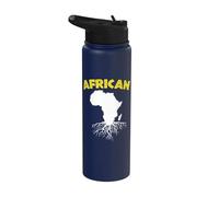 African Roots Stainless Steel Insulated Water Bottle