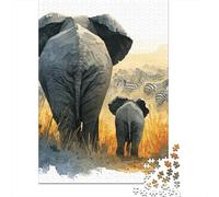African Safari Scene 1000 Piece Jigsaw Puzzle for Adults, 70x50cm/1000pcs, Relaxing Indoor Activity, Family Time And Year-Round Leisure