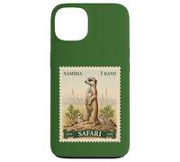 African Safari Stamp Meerkat Namibia Postage Vintage Case for iPhone 13