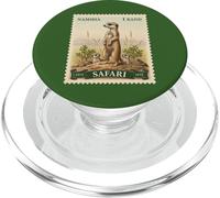 African Safari Stamp Meerkat Namibia Postage Vintage PopSockets PopGrip for MagSafe